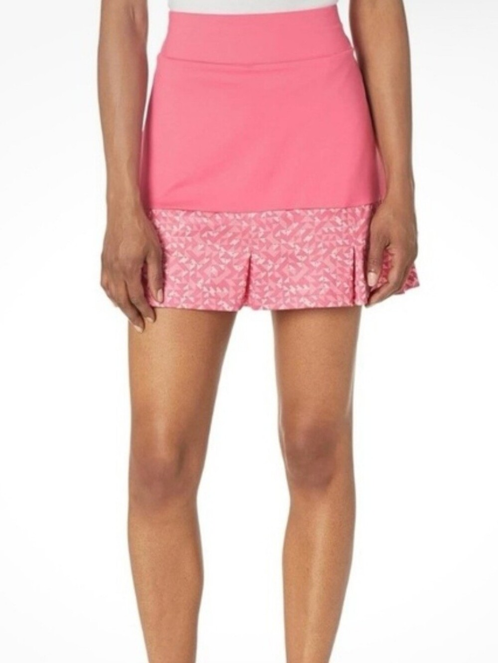 Callaway Hot Pink Golf Skort with Printed Panel. L